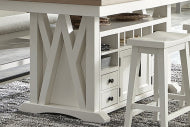 Americana Modern Dining Island Counter Height Base