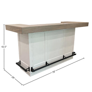 Americana Modern Dining 78 In. Bar Top
