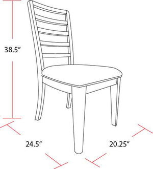 Escape - Dining Ladder Back Dining Chair (2/CTN Sold in pairs)