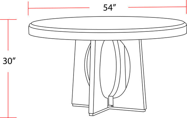 Escape - Dining 54 In. Round Dining Table
