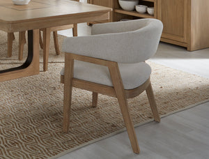 Escape - Dining 54" Round Table with buffet server & 4 barrel chairs