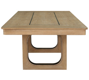Escape - Dining 84" Rectangular Table with 8 ladderback chairs
