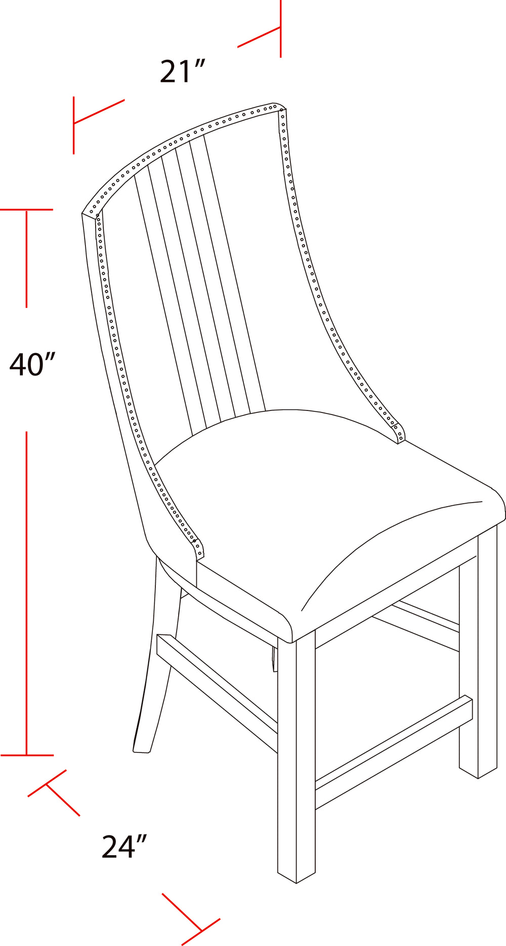 Lodge Dining Swivel Counter Sling Chair (2/CTN Sold in pairs)