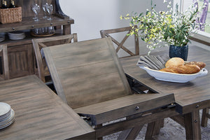 Lodge Dining Counter Height Extendable Dining Table