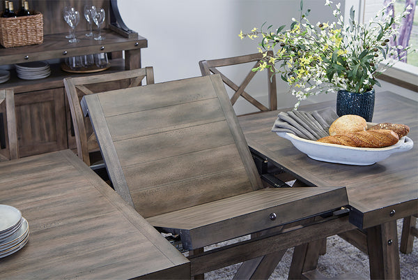 Lodge Dining Counter Height Extendable Dining Table