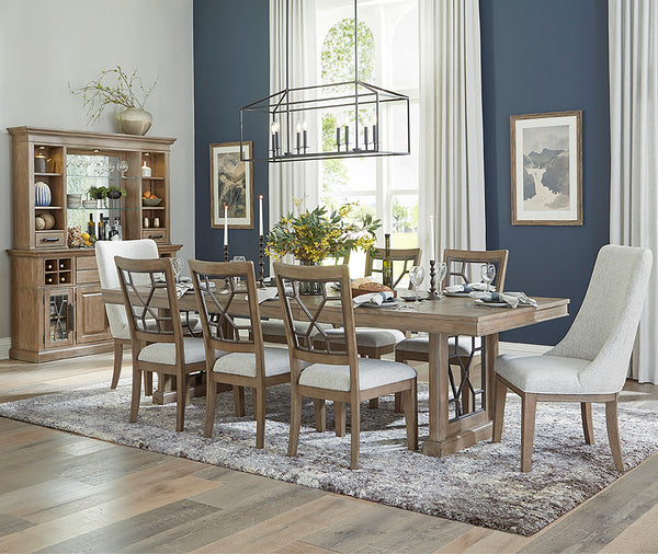 Sundance Dining - Sandstone Grid Back Dining Chair (2/CTN Sold in pairs)