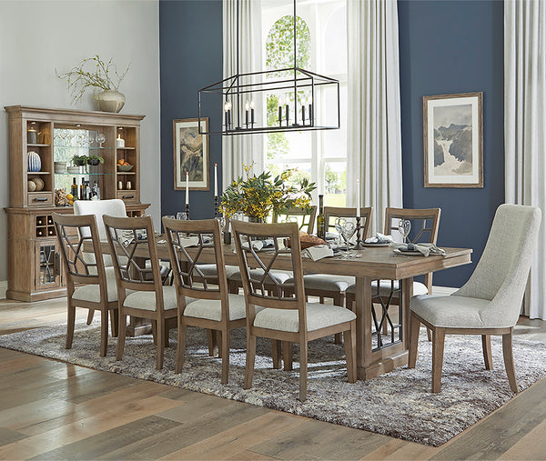 Sundance Dining - Sandstone Grid Back Dining Chair (2/CTN Sold in pairs)