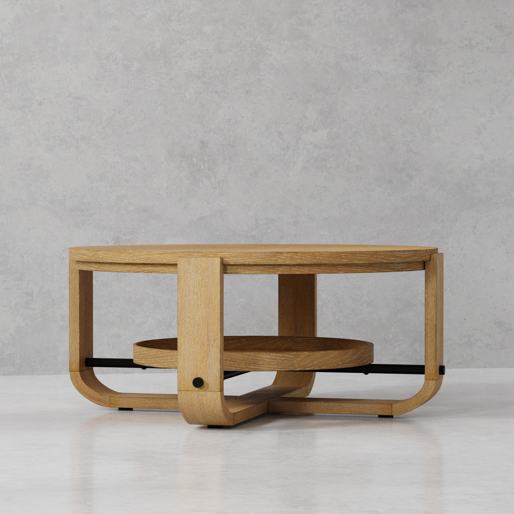 Escape Cocktail Table Round with Shelf