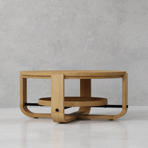 Escape Cocktail Table Round with Shelf