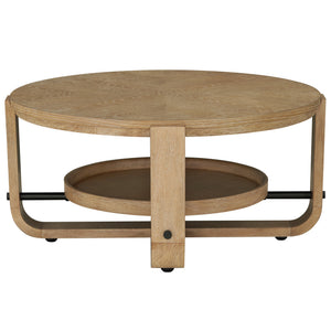 Escape Cocktail Table Round with Shelf
