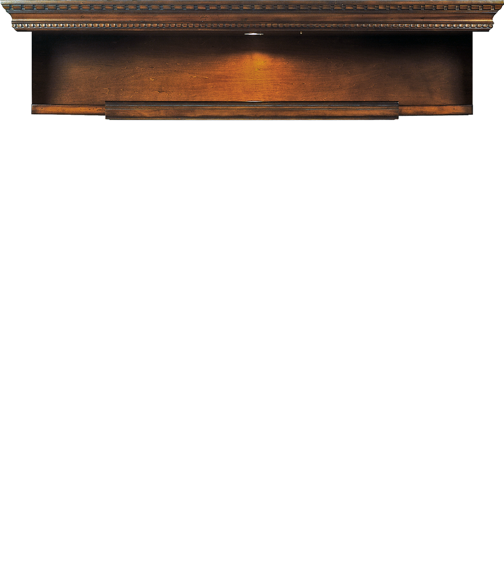 Huntington Expandable Bridge with Shelf and Back Panel
