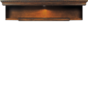 Huntington Expandable Bridge with Shelf and Back Panel