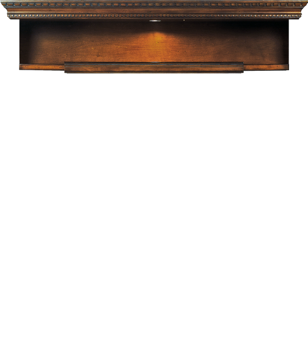 Huntington Expandable Bridge with Shelf and Back Panel