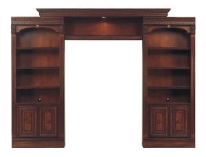 Huntington Expandable Bridge with Shelf and Back Panel