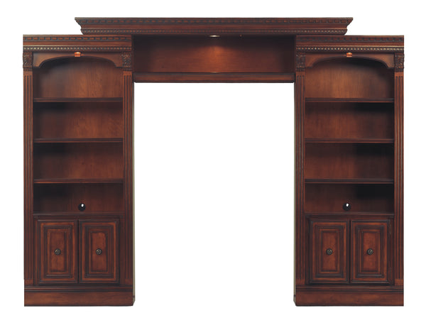 Huntington Expandable Bridge with Shelf and Back Panel
