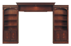 Huntington Expandable Bridge with Shelf and Back Panel