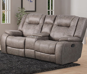 Blake - Desert Taupe Reclining Console Loveseat