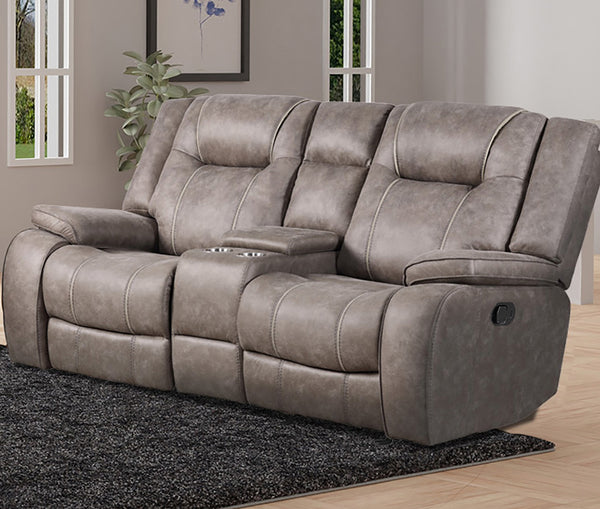 Blake - Desert Taupe Reclining Console Loveseat