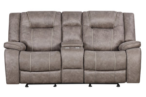 Blake - Desert Taupe Reclining Console Loveseat