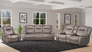 Blake - Desert Taupe Manual Reclining Sofa Loveseat and Recliner