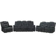 Bolton - Misty Storm Armless Recliner