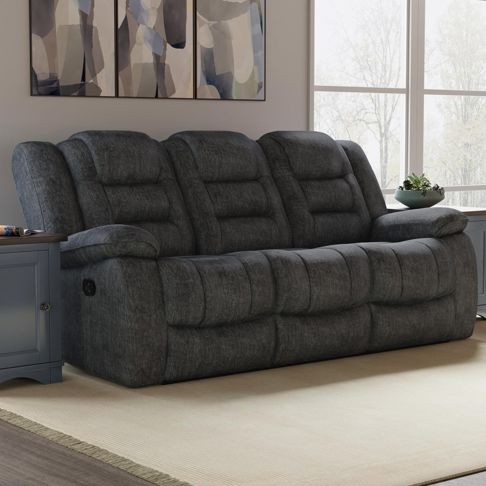 Bolton - Misty Storm Manual Reclining Sofa