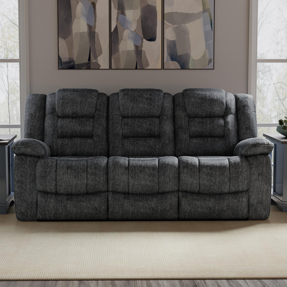 Bolton - Misty Storm Manual Reclining Sofa