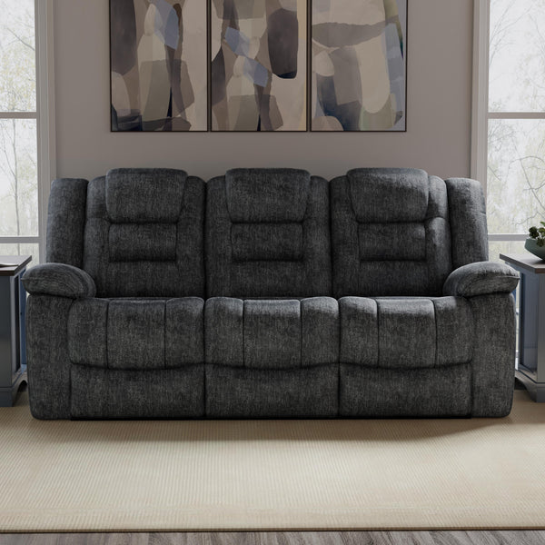 Bolton - Misty Storm Manual Reclining Sofa