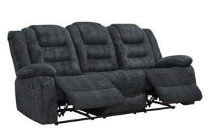Bolton - Misty Storm Manual Reclining Sofa