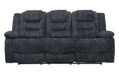 Bolton - Misty Storm Manual Glider Reclining Sofa Loveseat and Recliner