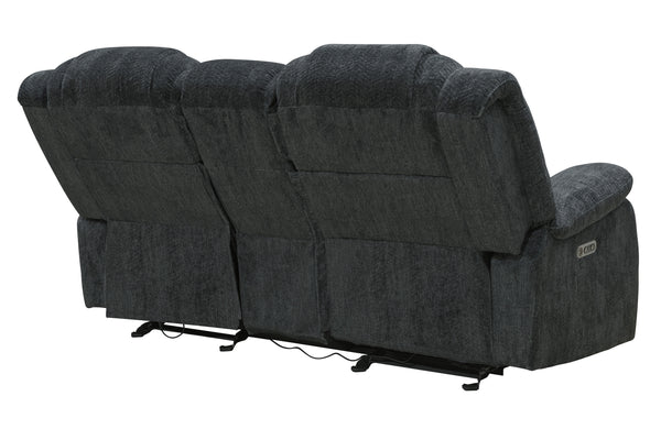 Bolton - Misty Storm Manual Glider Reclining Sofa Loveseat and Recliner