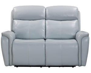 Cascade - Seamist Grey Power Reclining Sofa Loveseat and Recliner