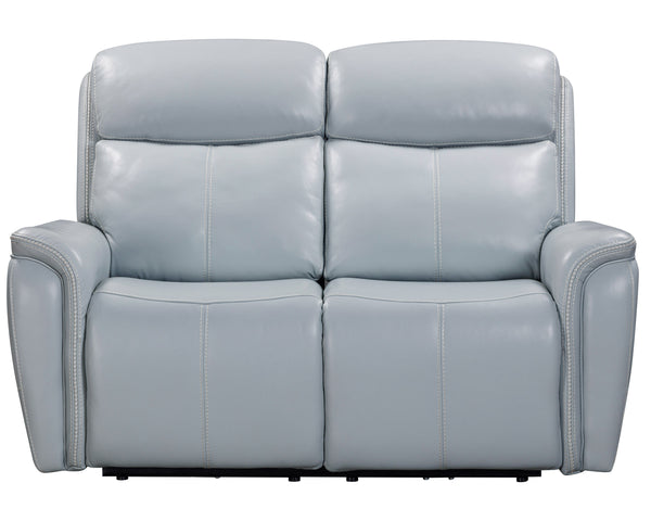 Cascade - Seamist Grey Power Reclining Sofa Loveseat and Recliner