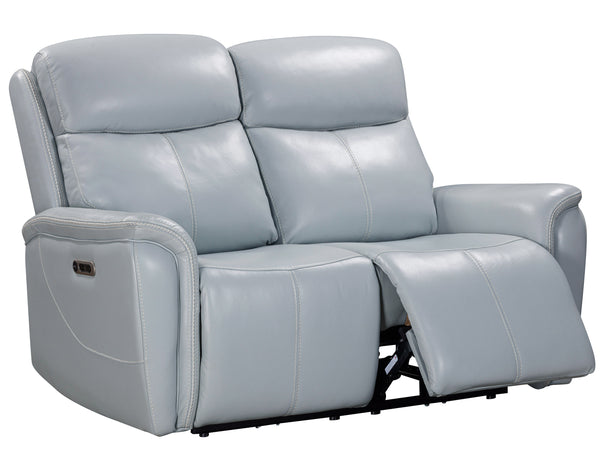 Cascade - Seamist Grey Power Reclining Sofa Loveseat and Recliner