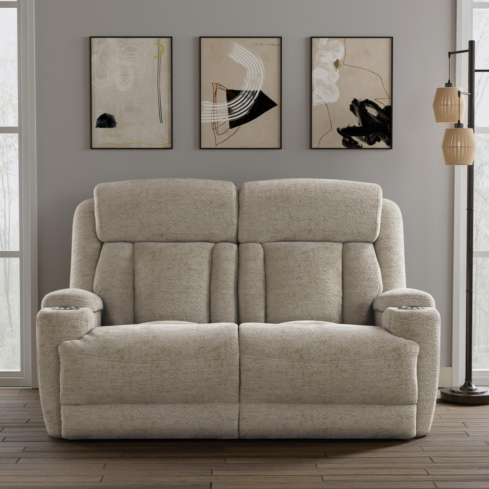 Dalton - Lucky Fawn Power Reclining Loveseat