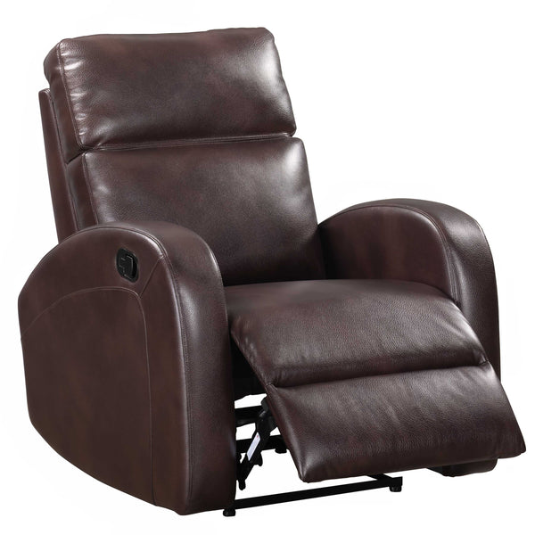 Devin - Pebble Brown Manual Recliner