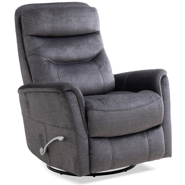 Gemini - Capri Charcoal Swivel Glider Recliner Two Pack