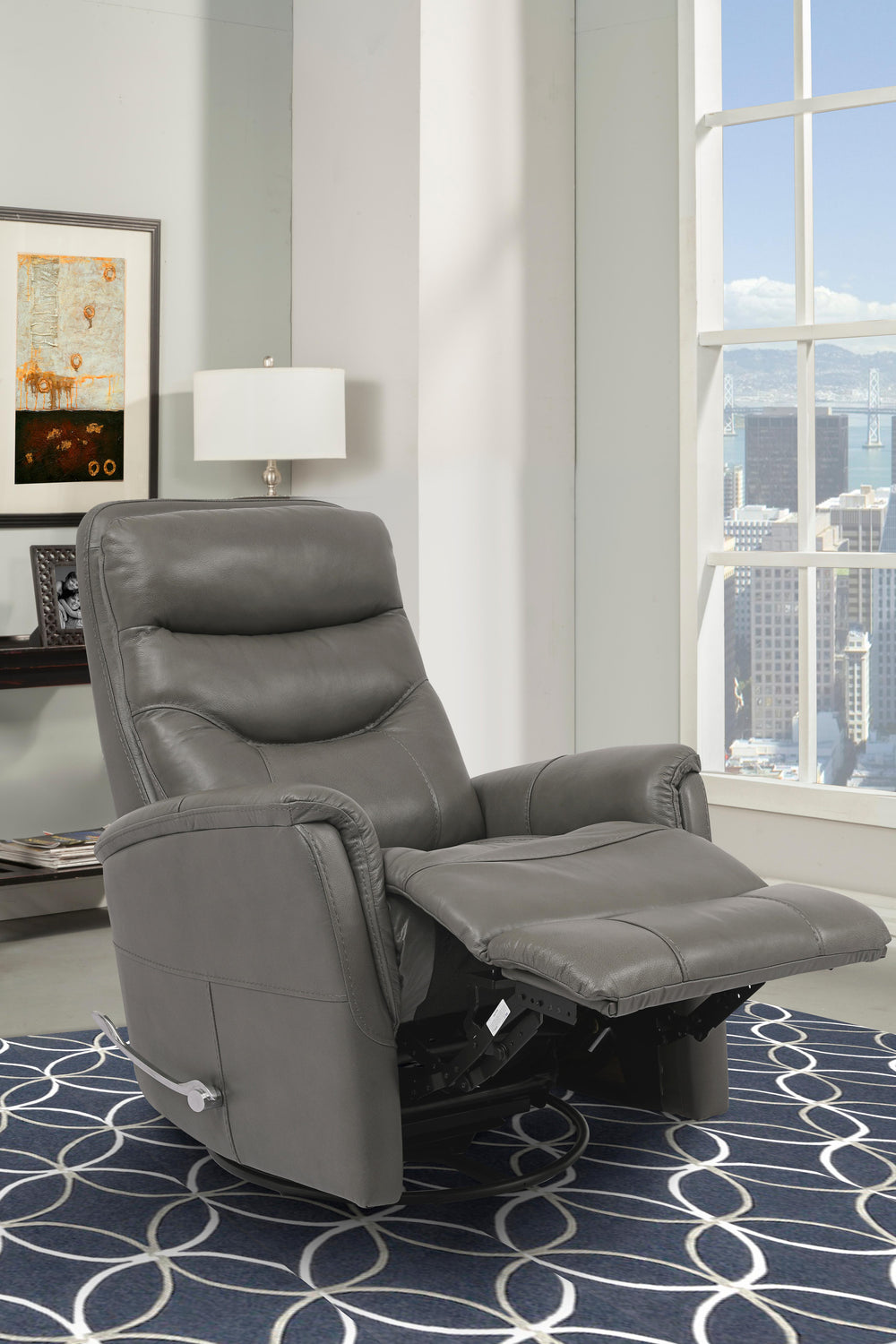 Gemini - Ice Swivel Glider Recliner Two Pack