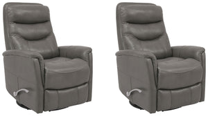 Gemini - Ice Swivel Glider Recliner Two Pack