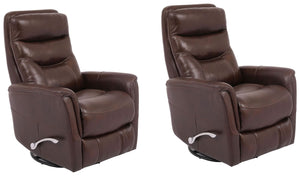 Gemini - Robust Swivel Glider Recliner Two Pack