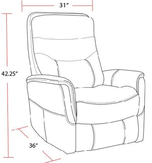 Gemini - Ice Swivel Glider Recliner