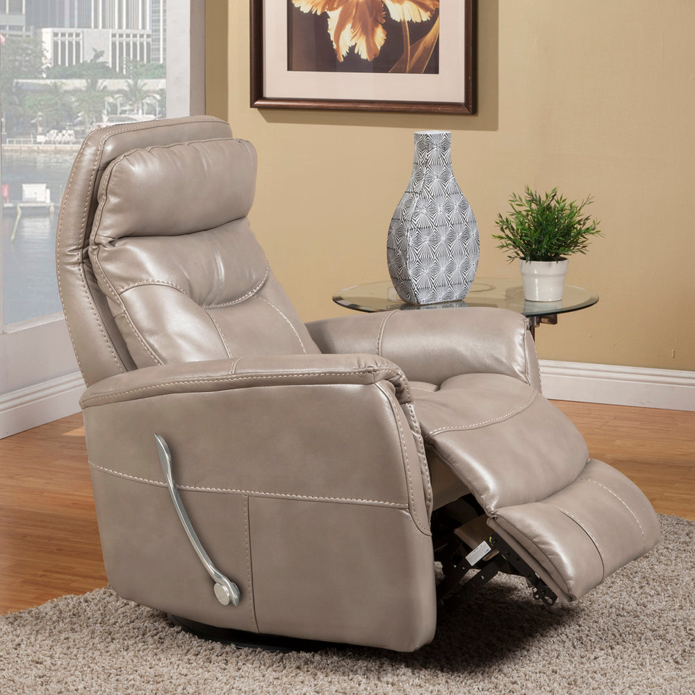 Gemini - Linen Swivel Glider Recliner