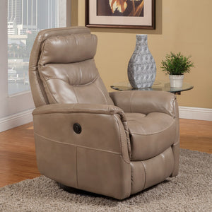 Gemini - Linen Power Swivel Glider Recliner Two Pack