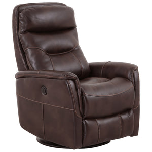 Gemini - Truffle Power Swivel Glider Recliner Two Pack