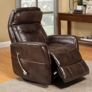 Gemini - Truffle Swivel Glider Recliner