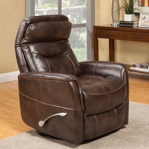 Gemini - Truffle Swivel Glider Recliner