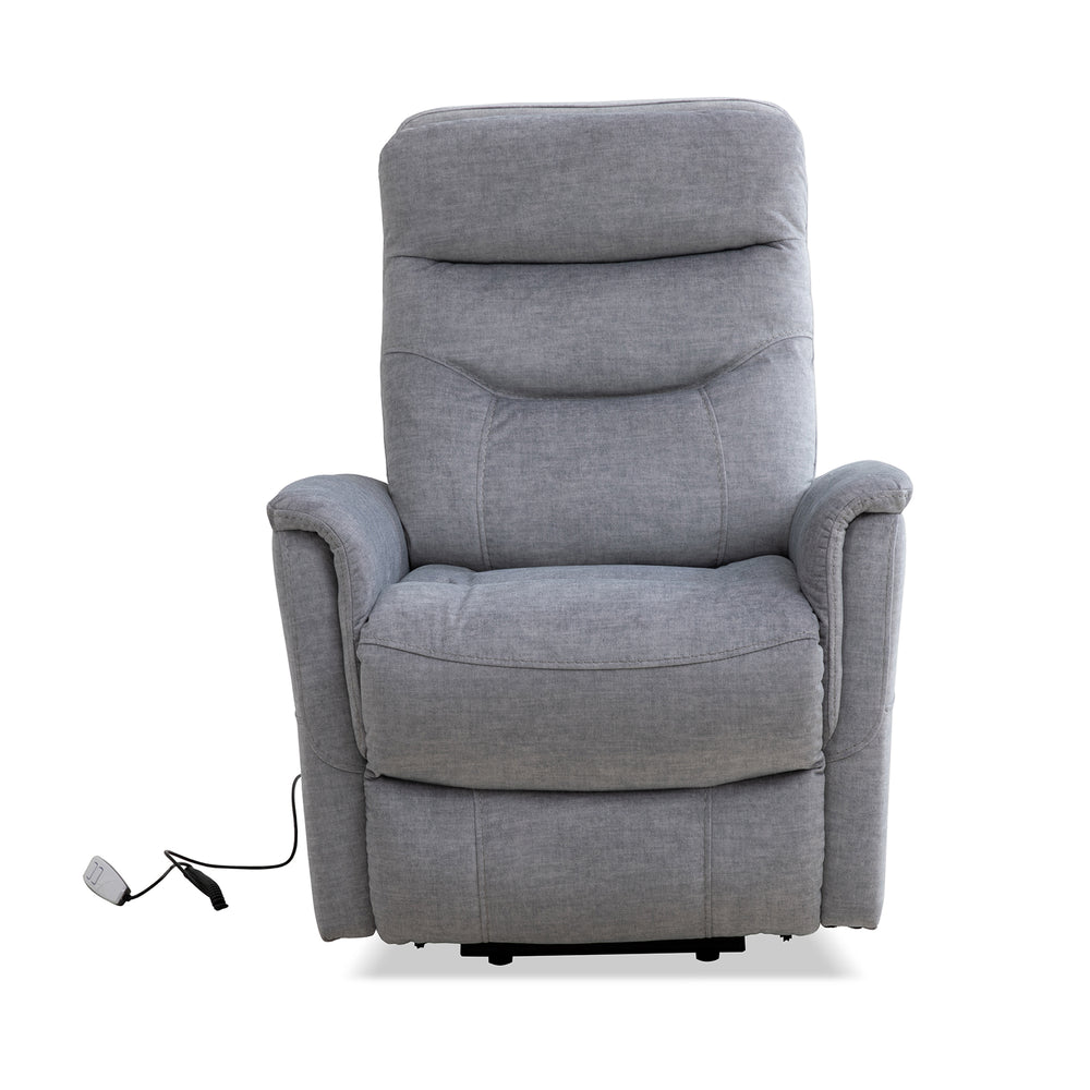 Gemini - Capri Silver Power Lift Recliner with Articulating Headrest Two Pack