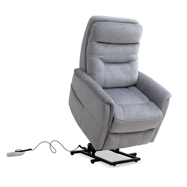 Gemini - Capri Silver Power Lift Recliner with Articulating Headrest Two Pack