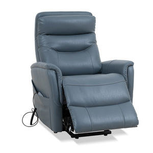 Gemini - Softy Azure Power Lift Recliner with Articulating Headrest Two Pack
