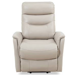 Gemini - Softy Ivory Power Lift Recliner with Articulating Headrest Two Pack